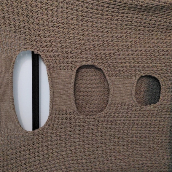 Mystree Size L Green Sweater New without tags with keyhole back 100% Cotton - Picture 3 of 6